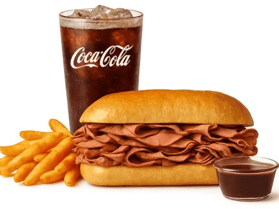 Arby's Menu & Prices (2026): Every Combo, Side & Calorie Count 45 Classic French Dip & Swiss Meal