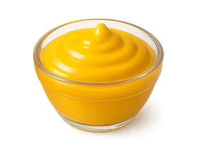 Cup of Cheddar Sauce