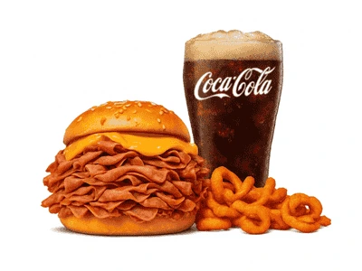 Arby's Menu & Prices (2026): Every Combo, Side & Calorie Count 35 Double Beef 'n Cheddar Meal