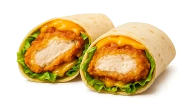 Honey Mustard Chicken Wrap