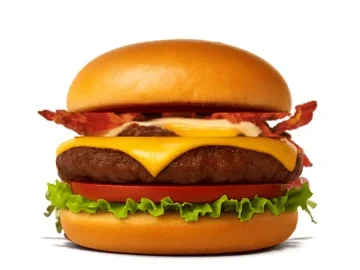 Arby's Burger Menu With Prices & Calories 2026 4 Big Cheesy Bacon Burger