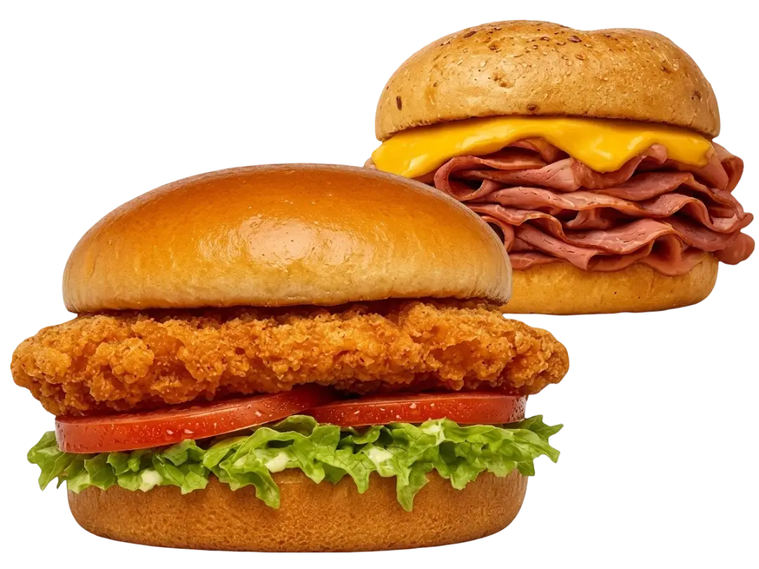 Arby's 2 for $6 sandwiches