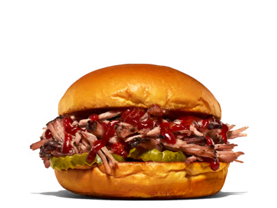 Quarter Pound Pulled Pork Sandwich