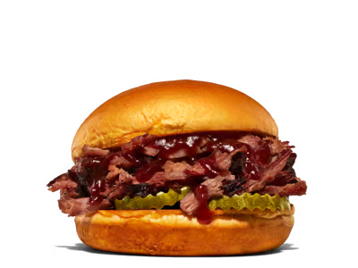 Quarter Pound Chopped Brisket Sandwich